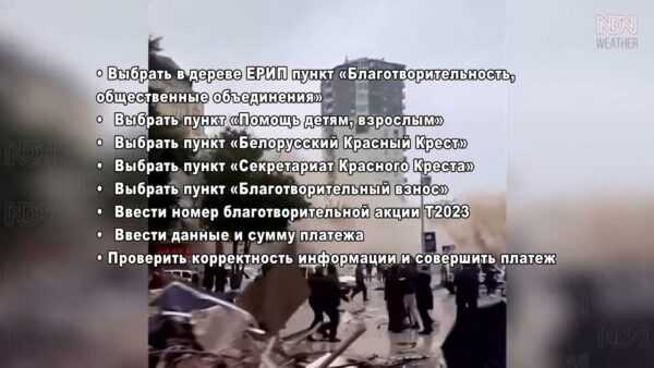 Белорусский Красный Крест объявляет сбор для помощи пострадавшим в результате землетрясений в Турции и Сирии