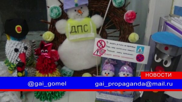 Госавтоинспекция проводит в Гомельской области челлендж #УкрасьЕлкусПДД. Творческая акция продлится по 8 января 2021 года