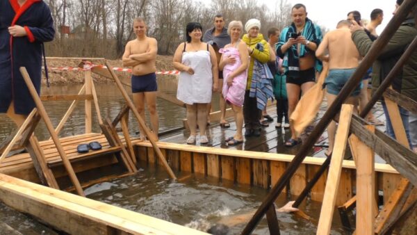 Как в Мозыре Крещение отметили