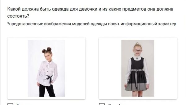 Министерство образования запустило онлайн-анкетирование по элементам школьной формы в 2022 году. Ответить на вопросы предлагается как родителям, так и учащимся