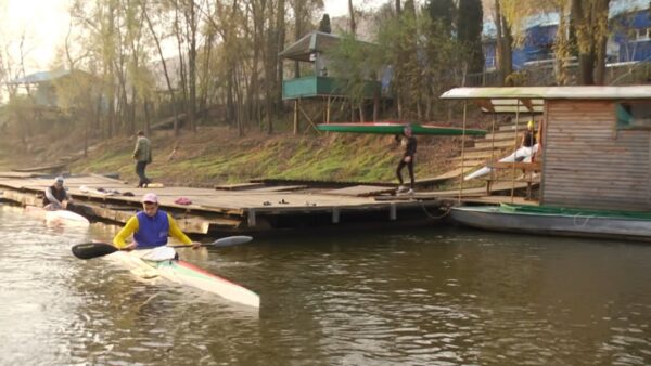 Молодёжная сборная по гребле на байдарках в Мозыре