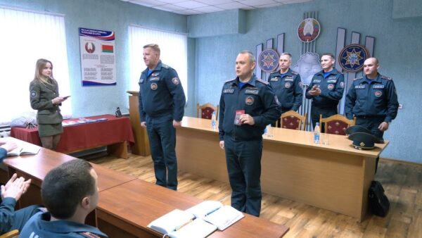 Мозырщину посетил первый заместитель Министра по чрезвычайным ситуациям Республики Беларусь Александр Худолеев