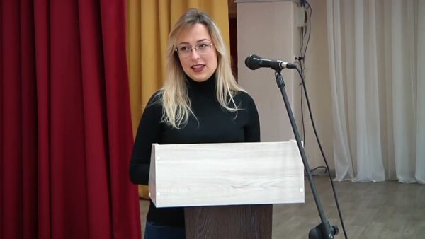 «Открытый диалог» со старшеклассниками прошел в 11-й школе. Главный спикер – председатель Мозырской районной организации БРСМ