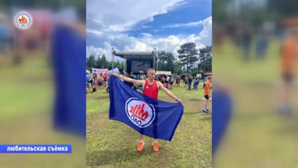 Представитель Мозырского нефтеперерабатывающего завода Артём Точка на чемпионате Европы в гонках с препятствиями