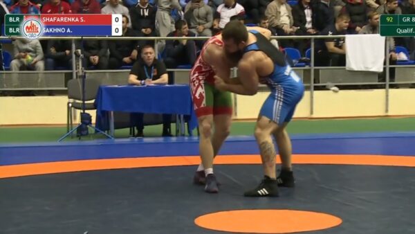 Станислав Шафаренко — чемпион Республики Беларусь по греко-римской борьбе