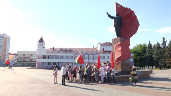 Три даты объединили в одном мероприятии мозырские представители Компартии Беларуси