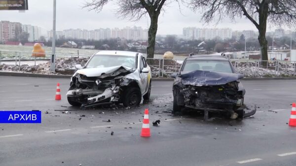 В Гомельской области выросло число аварий с участием автомобилей такси