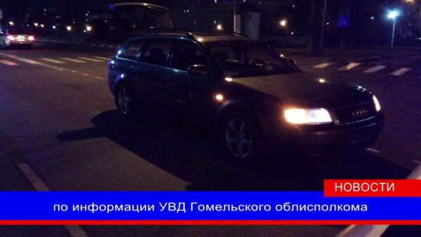 В Мозыре в результате наезда пострадал пешеход, который переходил дорогу вне пешеходного перехода