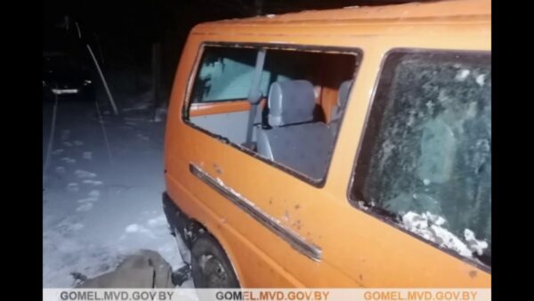 В Мозырском районе опрокинулся микроавтобус — пострадал и два человека
