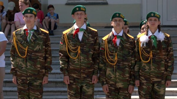 Юноармейцы со всей Гомельской области принимают участие в областной «Зарнице»