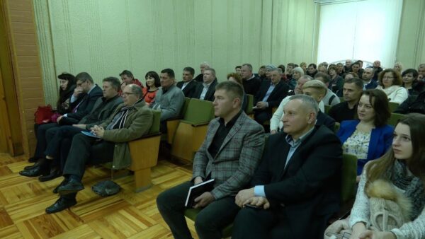 Заместитель председателя Гомельского облисполкома Владимир Горбачев встретился с трудовым коллективом института «Полесьепроект»