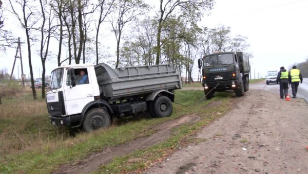 Зимняя дорога. МЧС, РОВД, дорожники, коммунальники вместе провели учения