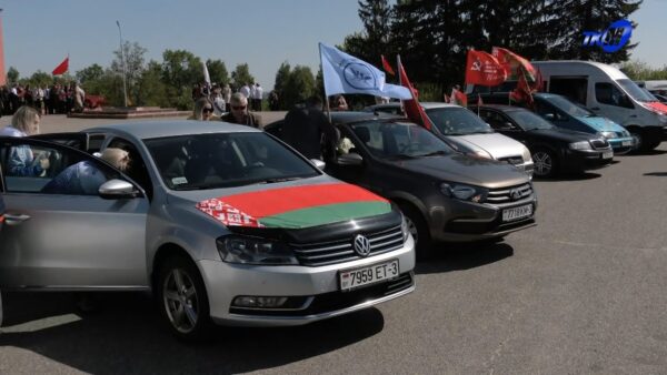 Масштабный автопробег ко Дню Победы по памятным местам Мозырщины