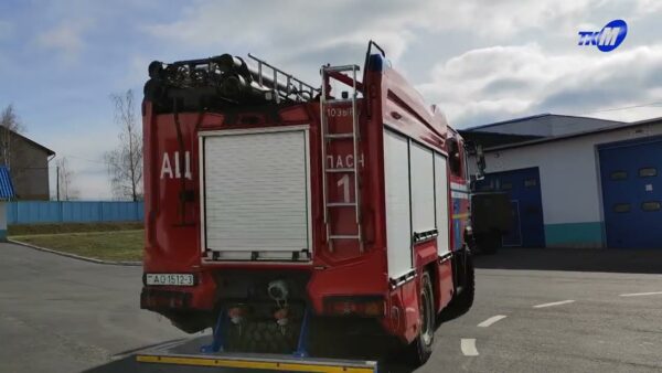 При пожаре на Полесской спасен мужчина