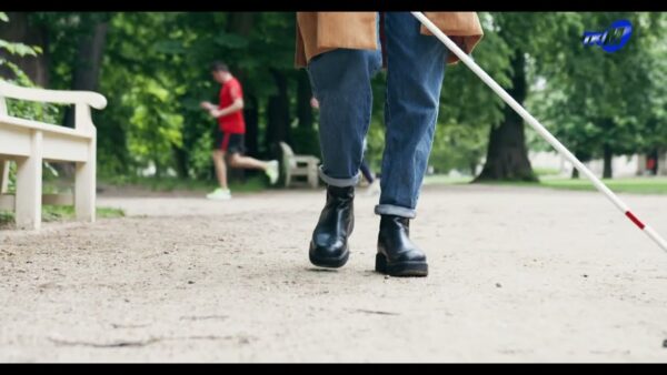 Как в Мозыре помогают инвалидам по зрению? В территориальном центре социального обслуживания населения прошел круглый стол «Человек с белой тростью»