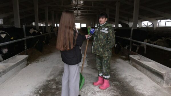 Животновод эксбазы «Криничная» Наталья Невмержицкая о любви к профессии и об участии в Республиканском форуме тружениц села