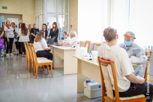 Профсоюзы Гомельщины организовали акцию по сдаче донорской крови