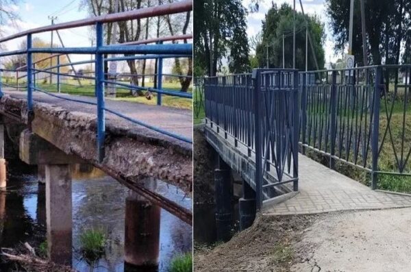 КГК помог: в Гомельской области отремонтировали дорогу и аварийный мост